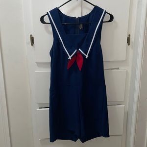 Steadyclothing Navy Sailor Romper